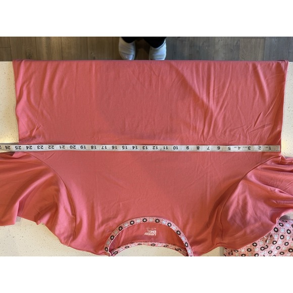 Lands End Pajama Set Size XXL Women's Solid/Floral Pants/top - Picture 9 of 16